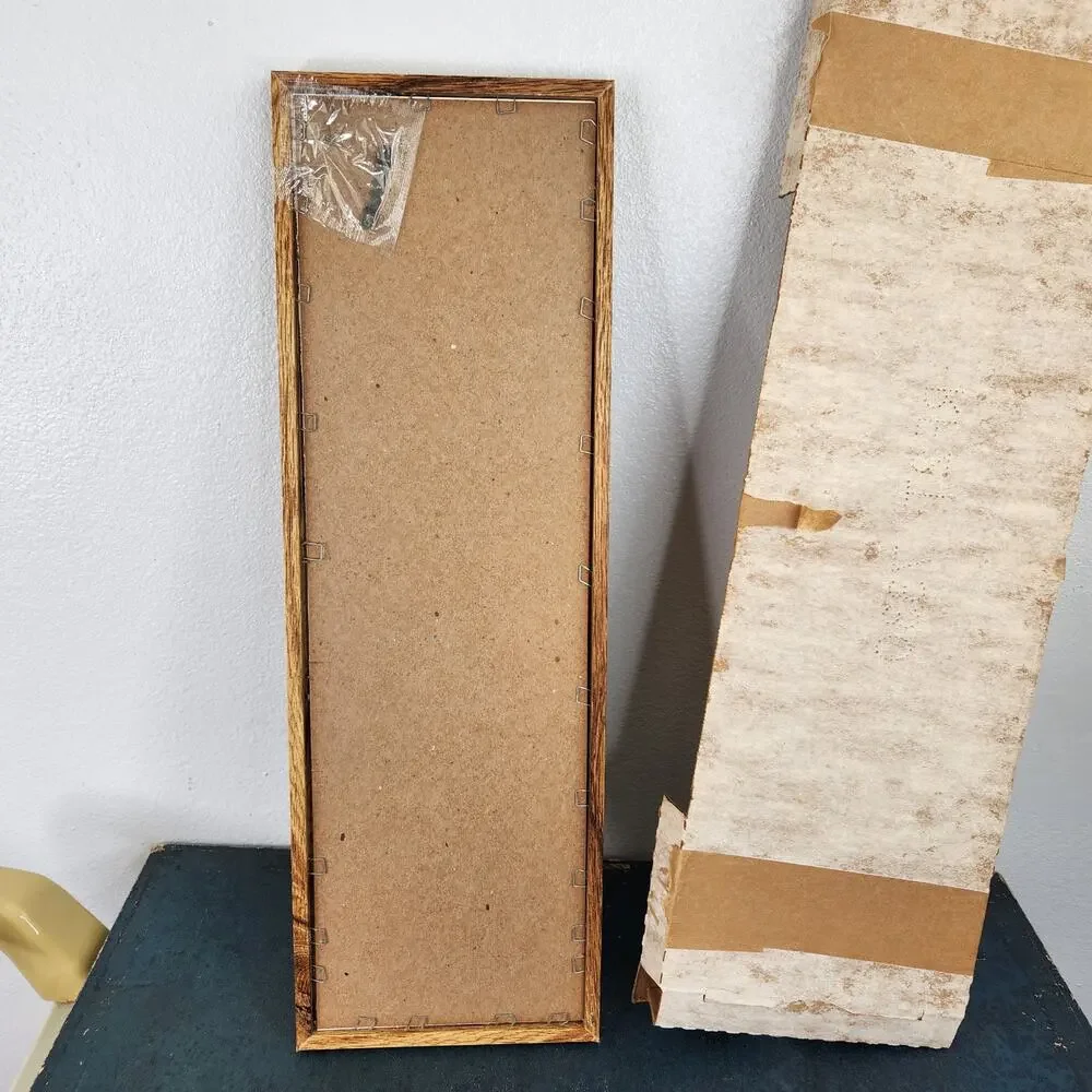VTG Intercraft Reversible Mat Wood Multi Picture Frame Retro Wall Hanging Decor